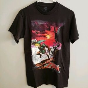 Legend of Zelda Shirt Mens Small Nintendo